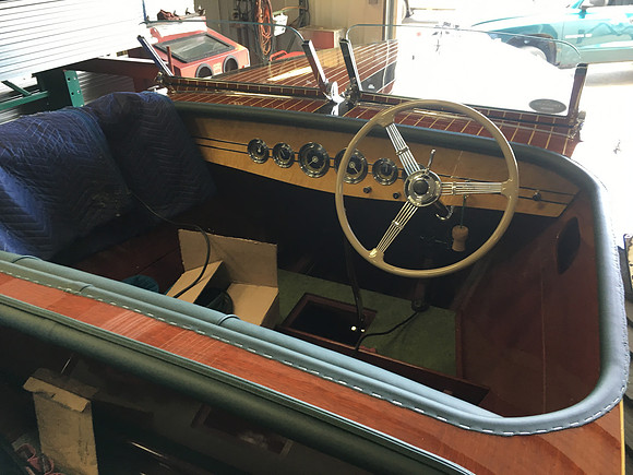 Mechanicals and upholstery happening at the same time