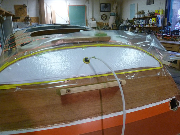 Vacuum installation of new laminate ensures uniform adhesion