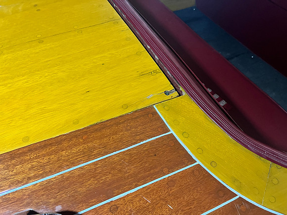 Starboard aft deck