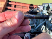 Hardened bolt worn