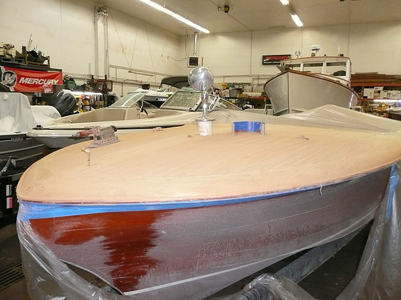 Stripped, faired, sanded,
