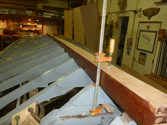Frames completed, now for the keel