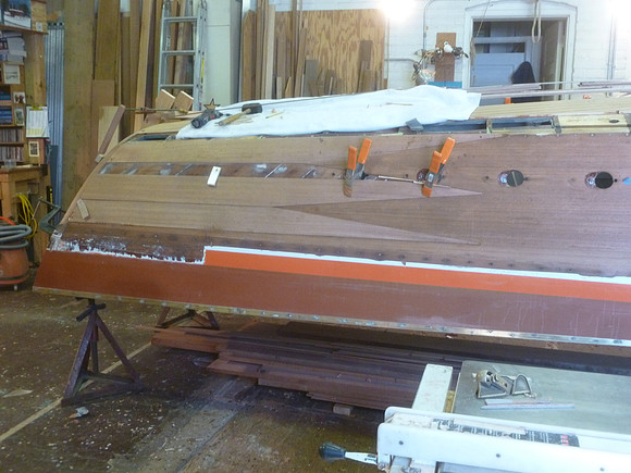 New laminate going in