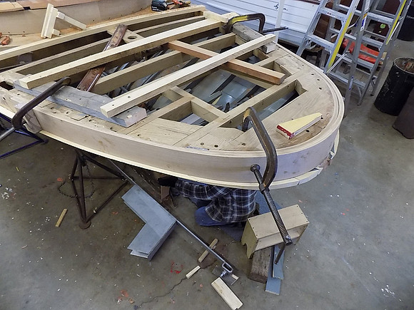 Aft deck framing