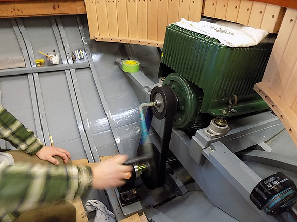 Aligning the Elco drive with the engineered v-drive system