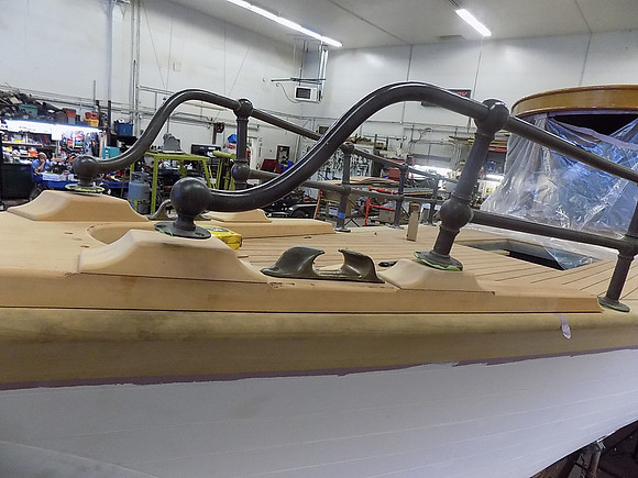 fabricated completely new toe rail