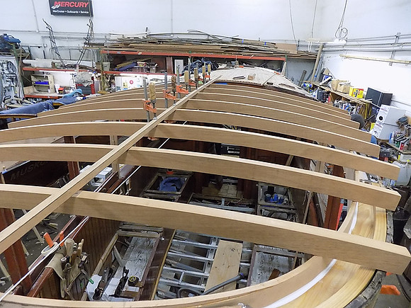 December 2018, cabin roof reframing