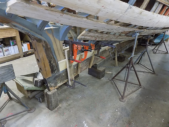 January 2019- topside planking begins