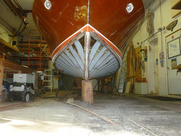 With old bottom off, we evaluate the extent of the project