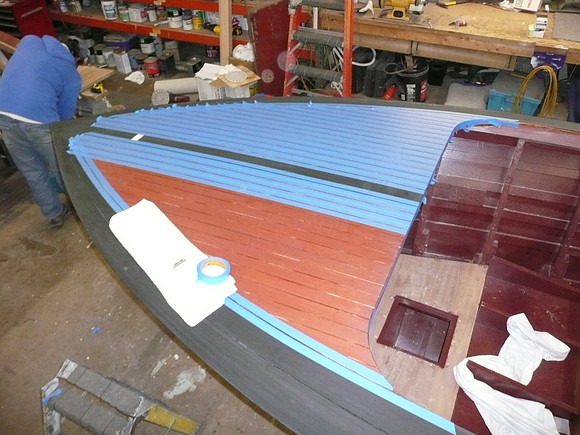 Masking for seam caulking