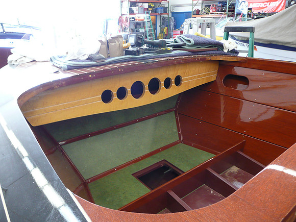 Birdseye maple dash installed