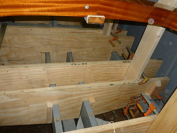 More framing, supporting the engine stringers