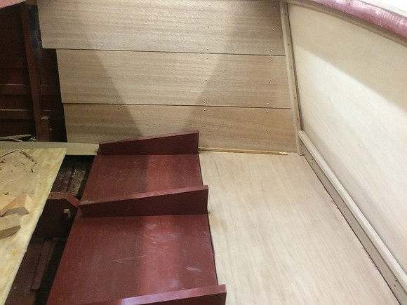 Aft cockpit ceilings and seat back